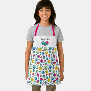 Cupcake Whimsical Illustration Pattern Apron