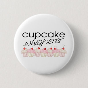 Cupcake Whisper 2 Inch Round Button