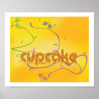 cupcake wispy poster