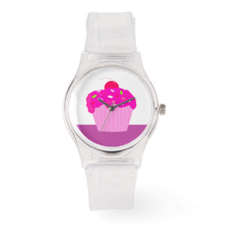 Cupcake with Sprinkles and a Cherry Watch