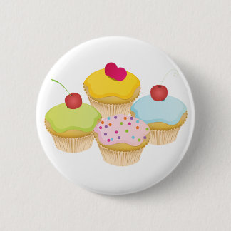 Cupcakes 2 Inch Round Button