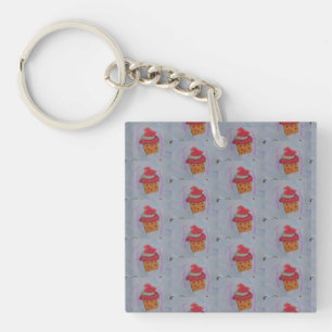 Cupcakes Acrylic Key Ring