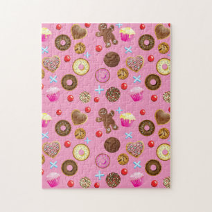Cupcakes and Baking Colourful Jigsaw Puzzle