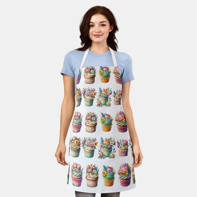 Cupcakes Apron (Worn)