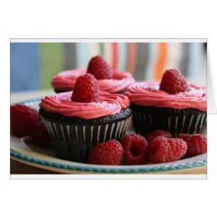 Cupcakes aux framboises