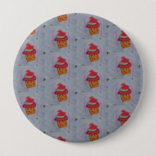 Cupcakes Badge 4 Inch Round Button