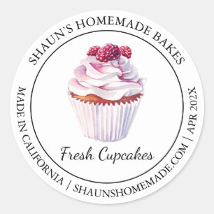Cupcakes Baking Modern label