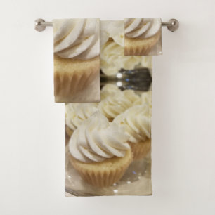 Cupcakes Bath Towel Set