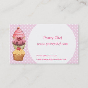 Cupcakes Cakes Pastries Business Profile Card