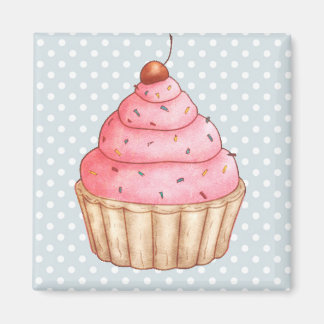 Cupcakes Cakes Pastry Magnet