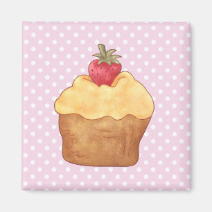 Cupcakes Cakes Pastry Magnet