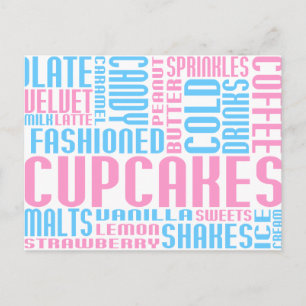 cupcakes chitChat Postcard