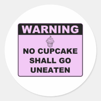 Cupcakes! Classic Round Sticker