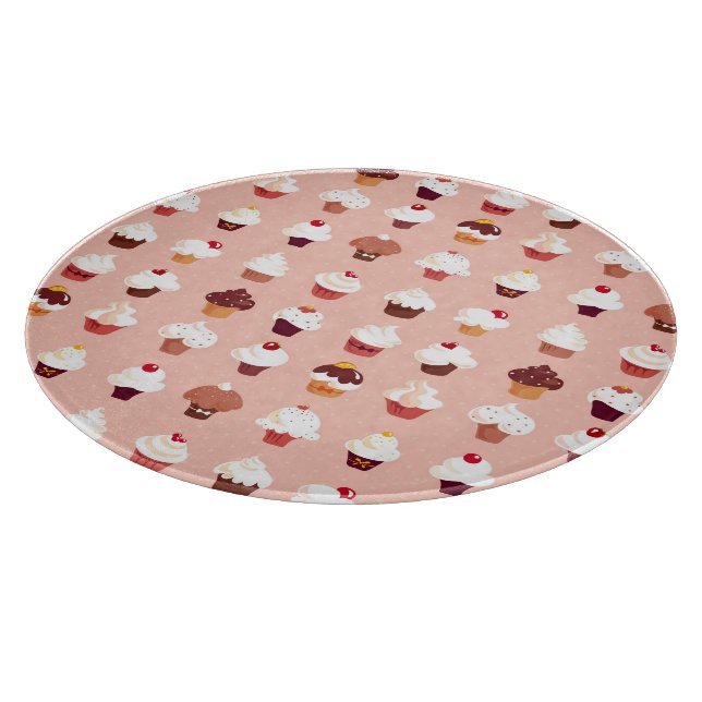 Cupcakes Cutting Board (Corner)