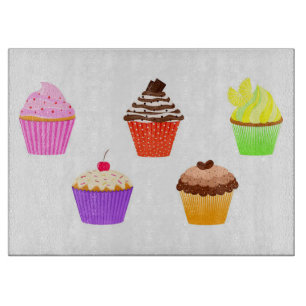 Cupcakes Cutting Board