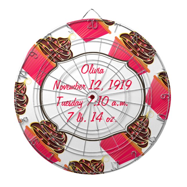 Cupcakes Dartboard (Front)