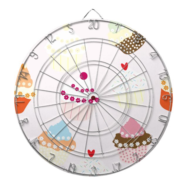 Cupcakes Dartboard (Front)