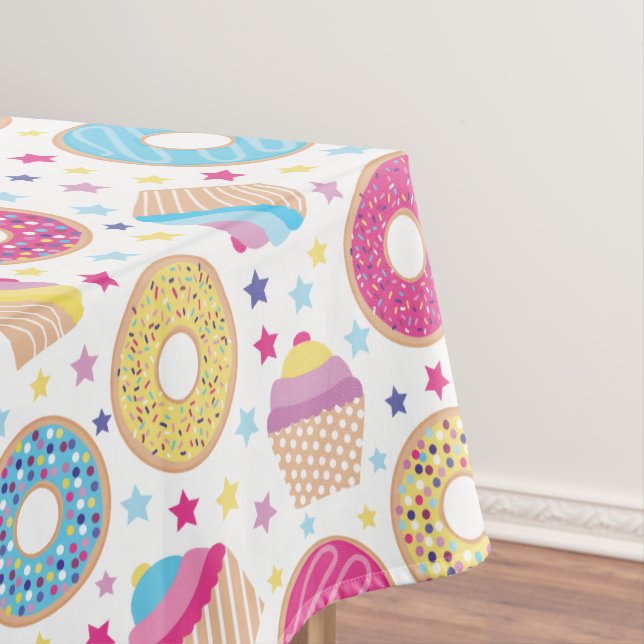 Cupcakes & Donuts Tablecloth (In Situ)