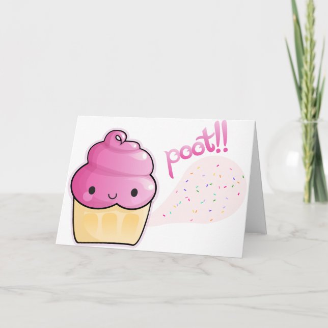Cupcakes Fart Sprinkles Card (Front)