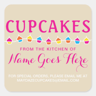 CUPCAKES from the kitchen of stickers