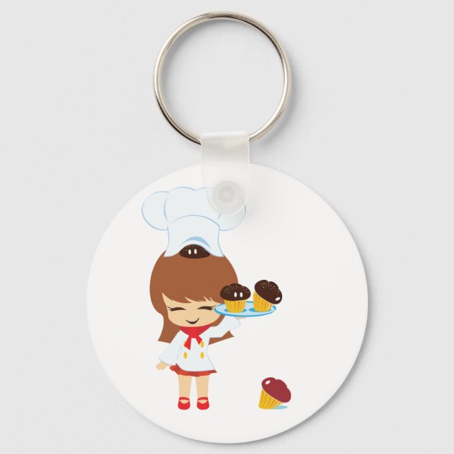Cupcakes Keychain (Front)