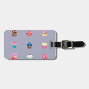 Cupcakes Luggage Tag