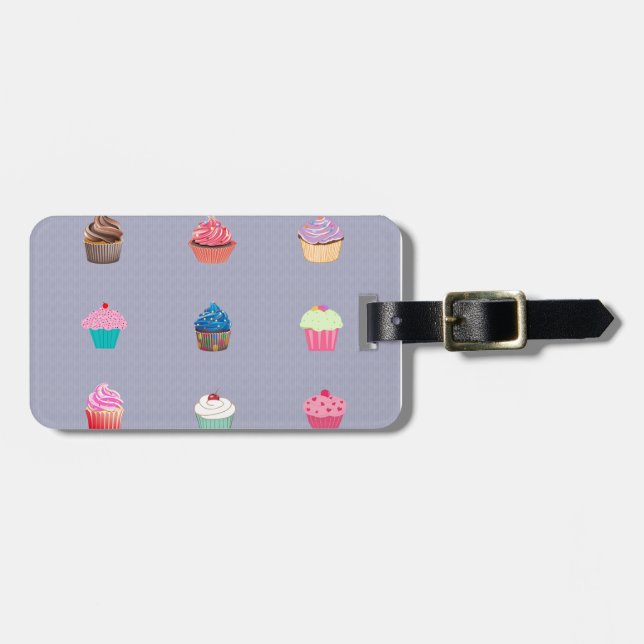 Cupcakes Luggage Tag (Front Horizontal)