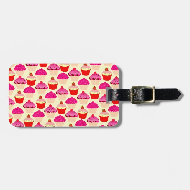 Cupcakes Luggage Tag (Front Horizontal)