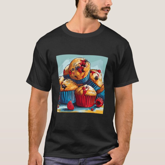 Cupcakes Muffins Baking Bakeware Bakers Cake Sweet T-Shirt (Front)