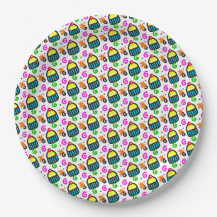Cupcakes Paper Plate