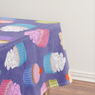 Cupcakes pattern tablecloth