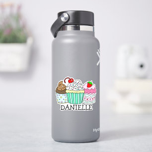 Cupcakes personnalisées et Sticker de nom