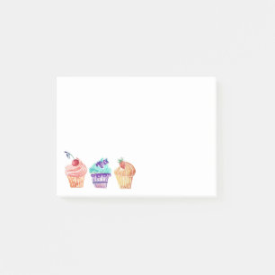 Cupcakes Post-it Notes