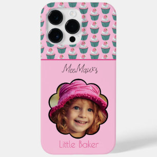 Cupcakes Scalloped Custom Photo Template Name Case-Mate iPhone 14 Pro Max Case