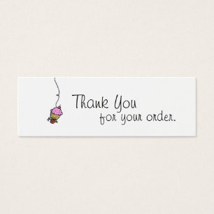 Cupcakes Thank You Tag