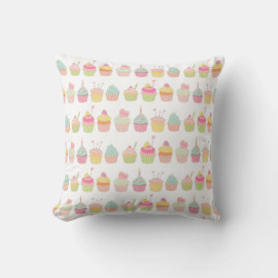 Cupcakes Throw Pillow