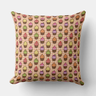 Cupcakes Throw Pillow