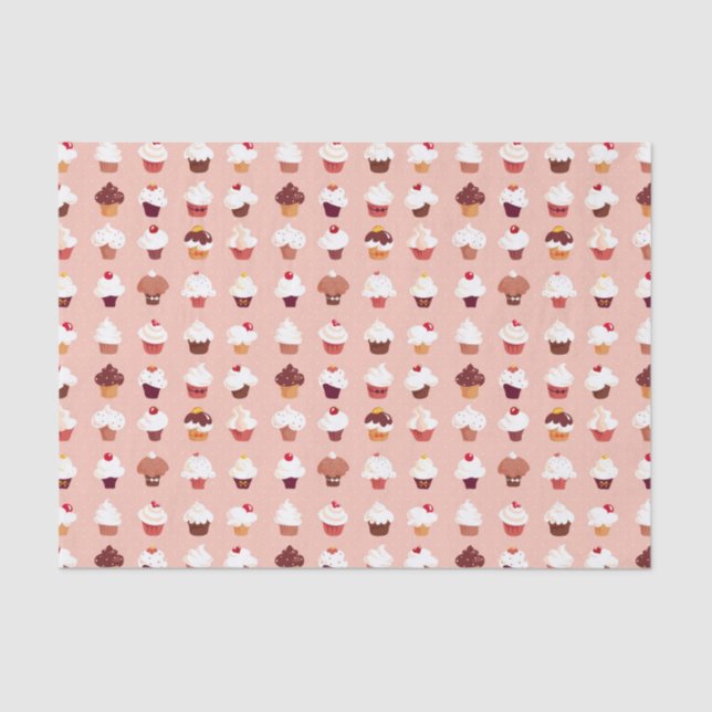 Cupcakes Tissue Paper (Front)