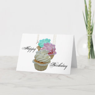 Cupcakes with Bling! Card