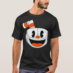 Cuphead Big Smiling Face Video Game Premium  T-Shirt