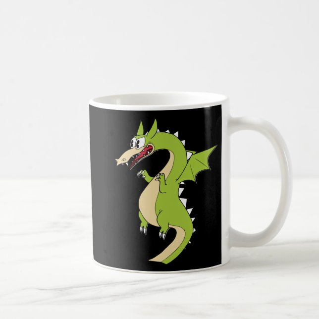 Cuphead Dragon (grim Matchstick) Sticker  Coffee Mug (Right)