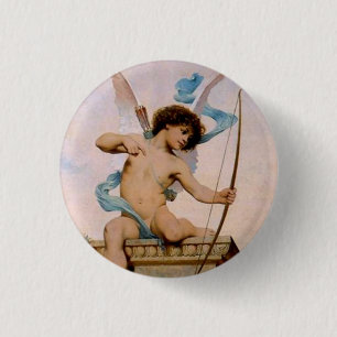 Cupid 1 Inch Round Button