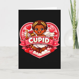 Cupid African American Valentine  Card
