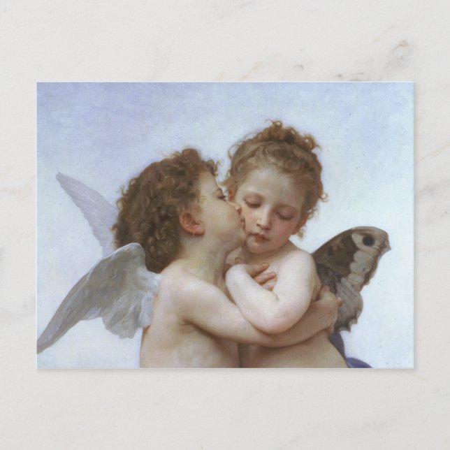 Cupid and Psyche as Babys Postcard (Front)