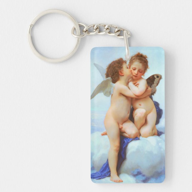 Cupid and Psyche as Children Keychain (Front)