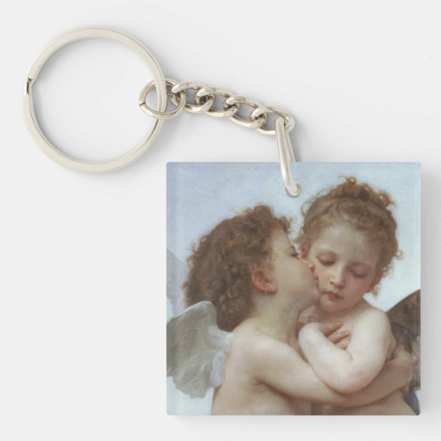 Cupid and Psyche as Children Keychain (Front)