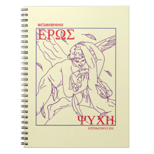 Cupid and Psyche Greek Mythology Classics Unique Notebook