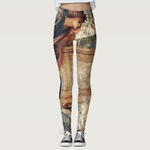 Cupid and Psyche Pre-Raphaelite Painting Women's Leggings