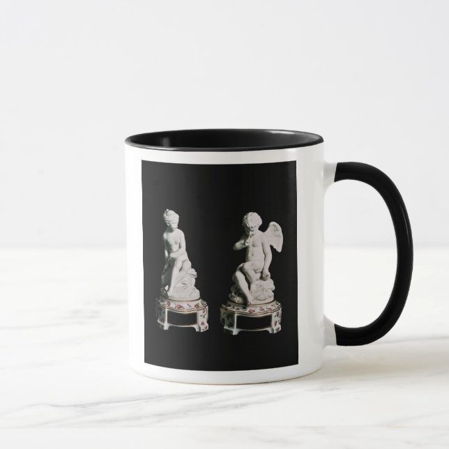 Cupid and Psyche, Sevres group, 1758 Mug (Right)