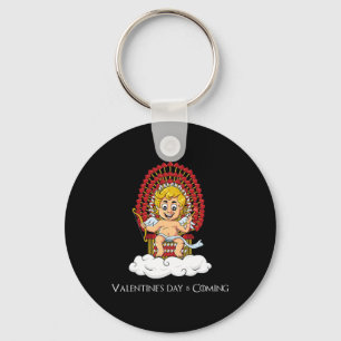 Cupid Arrows Throne Valentines Day Fun Boys Girls Keychain